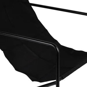 SEMA DESIGN Fauteuil Noir En Tissu Et Fer – Madeira 16