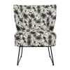 SEMA DESIGN Fauteuil Palmier Noir – Palmea 23