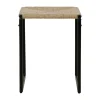 SEMA DESIGN Tabouret En Jute Naturel Et Fer Noir – Madeira 8