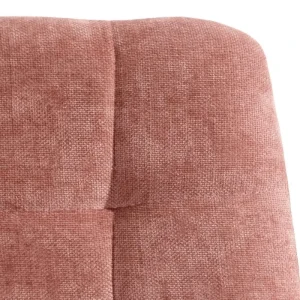 Ixia Chaise Salle à Manger En Tissu Rose – Mony 18