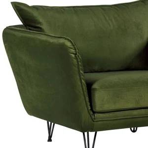 Casita Fauteuil Club Tissu Kaki – Harry 10