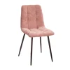 Ixia Chaise Salle à Manger En Tissu Rose – Mony 17